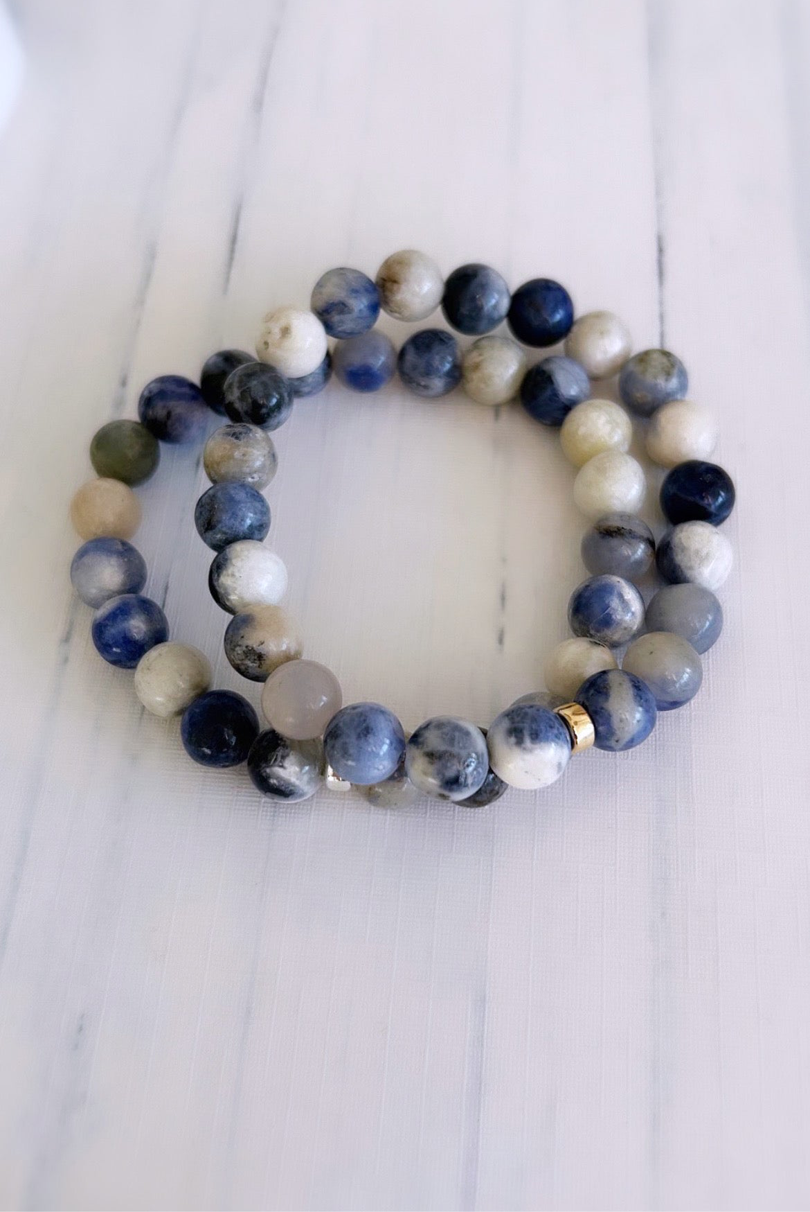 Sodalite bead bracelet