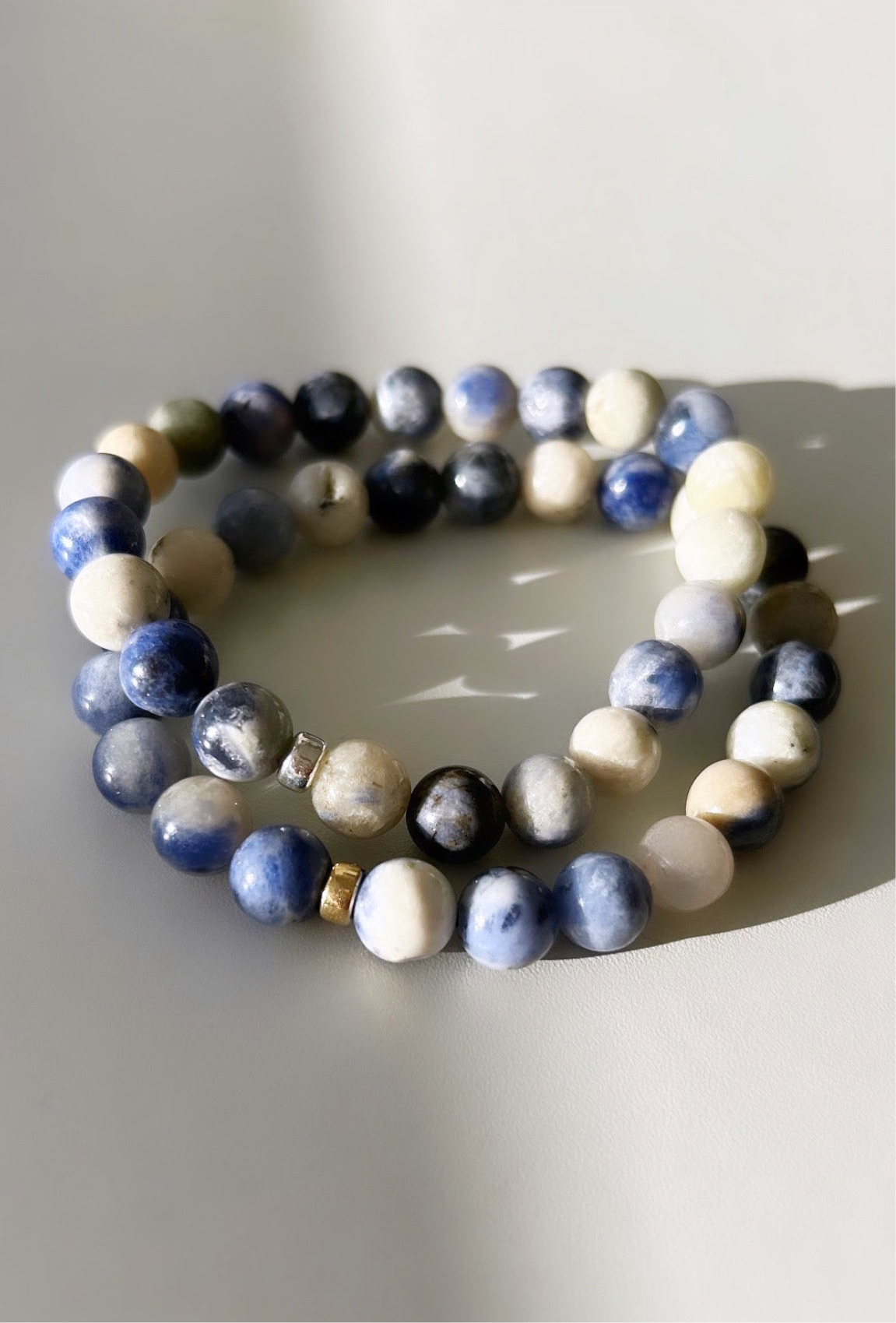 Sodalite bead bracelet