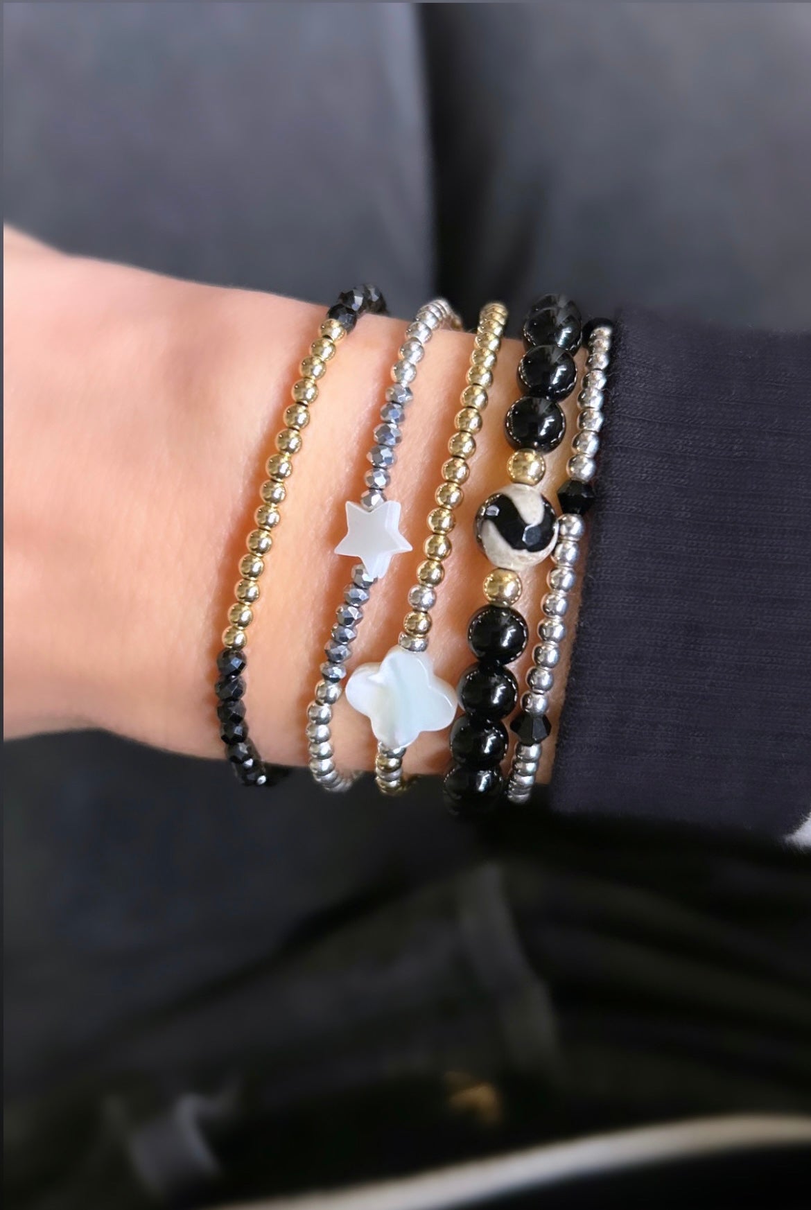 Star & crystal bracelet