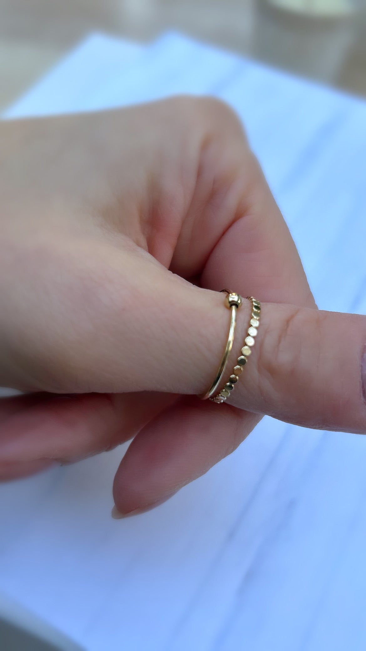 Stacking ring