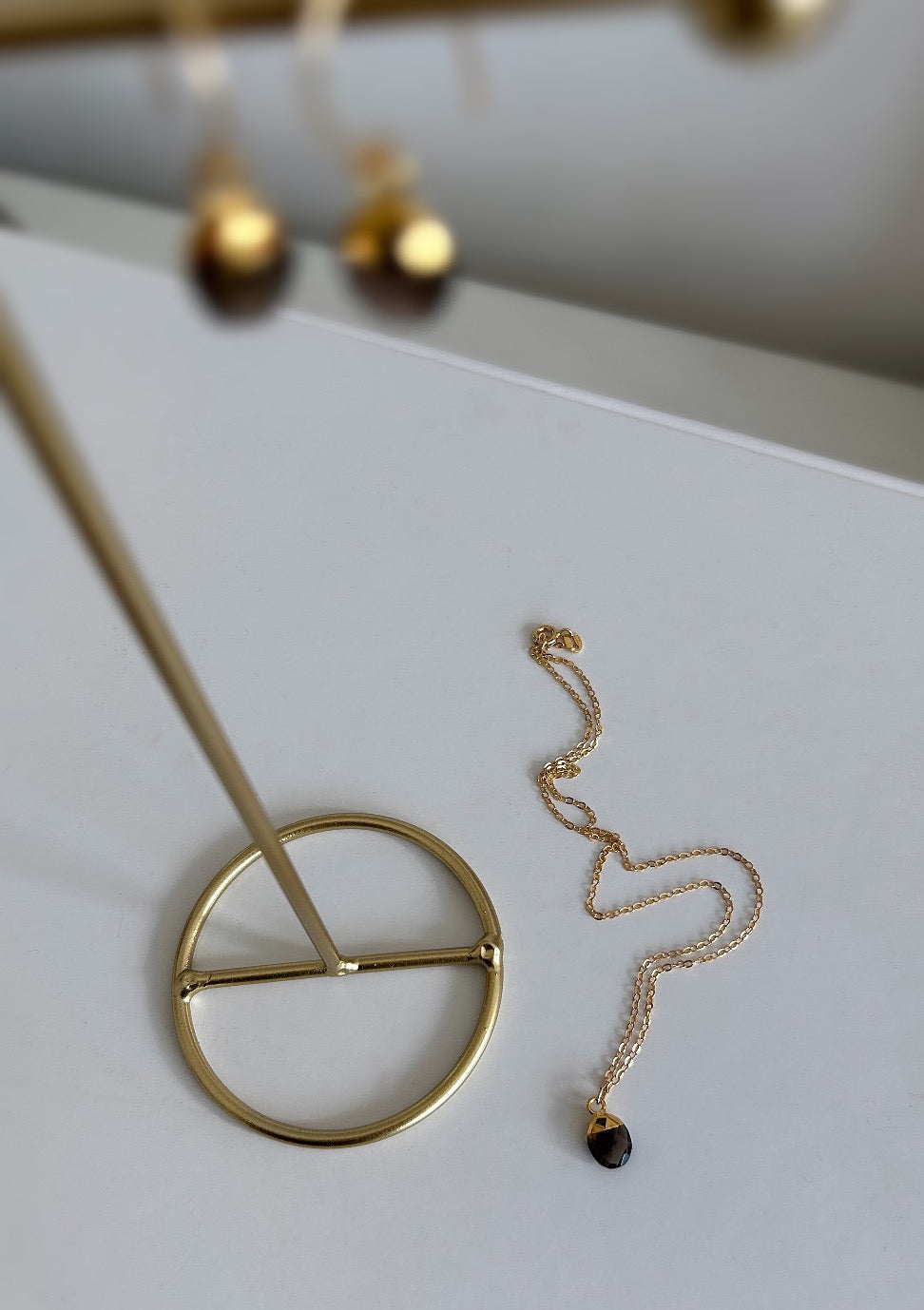 Smoky Quartz gemstone pendant