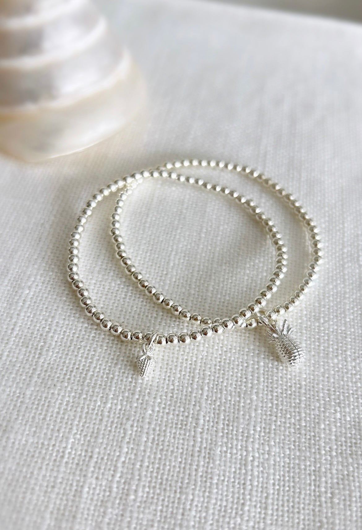 Pineapple charm bracelet