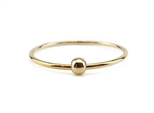 Gold filled fidget ring