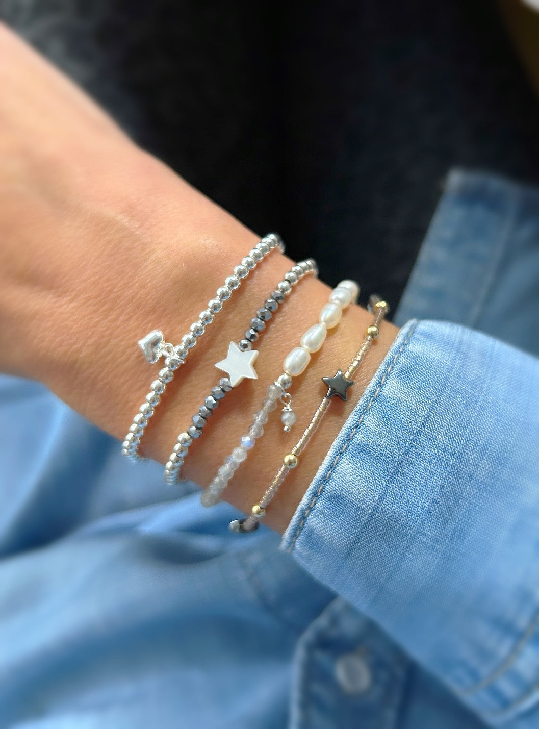 Valentine heart bracelet