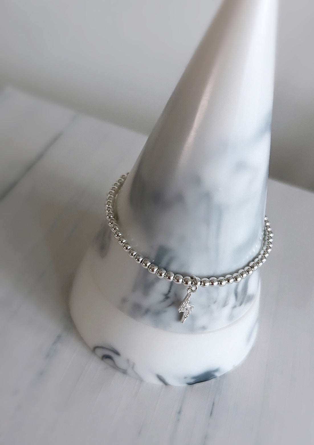 Lightning bolt charm bracelet