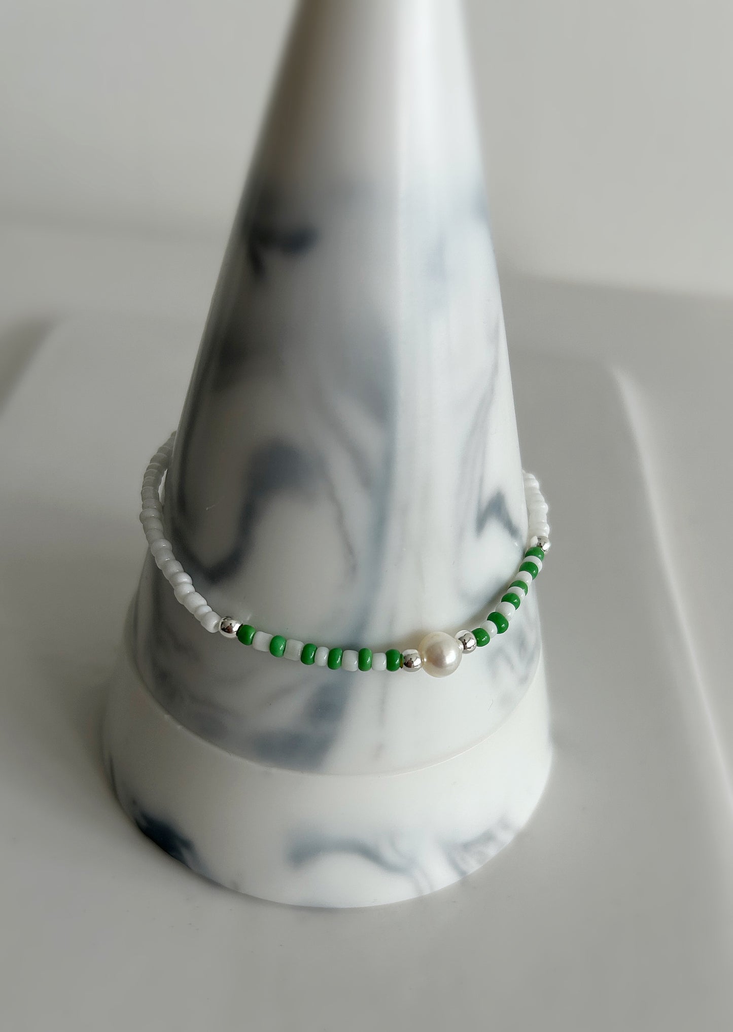 Seed bead bracelet