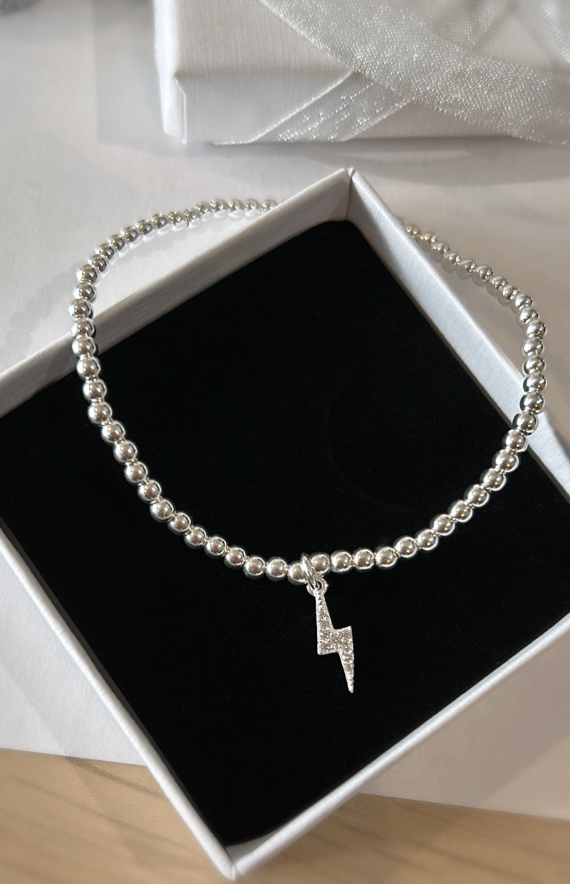 Lightning bolt charm bracelet