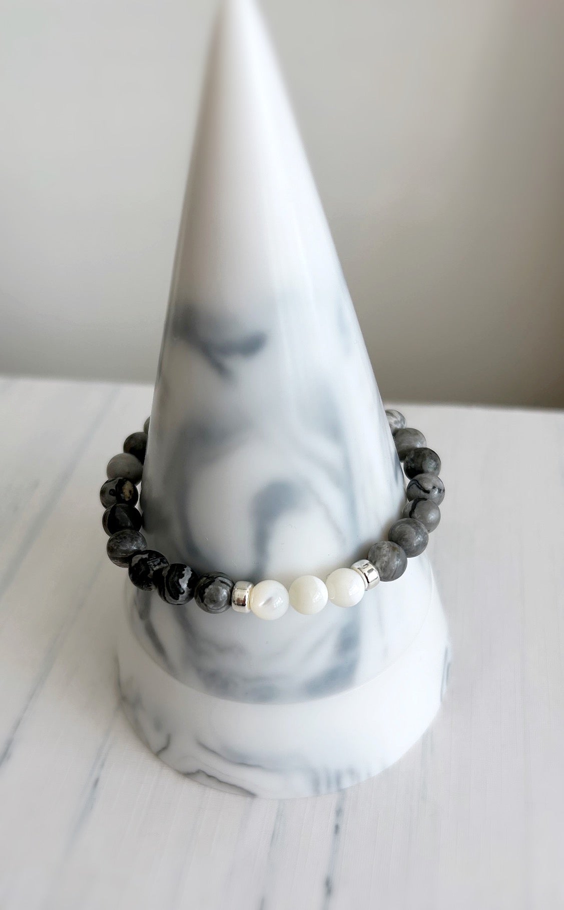 Grey Jasper bracelet