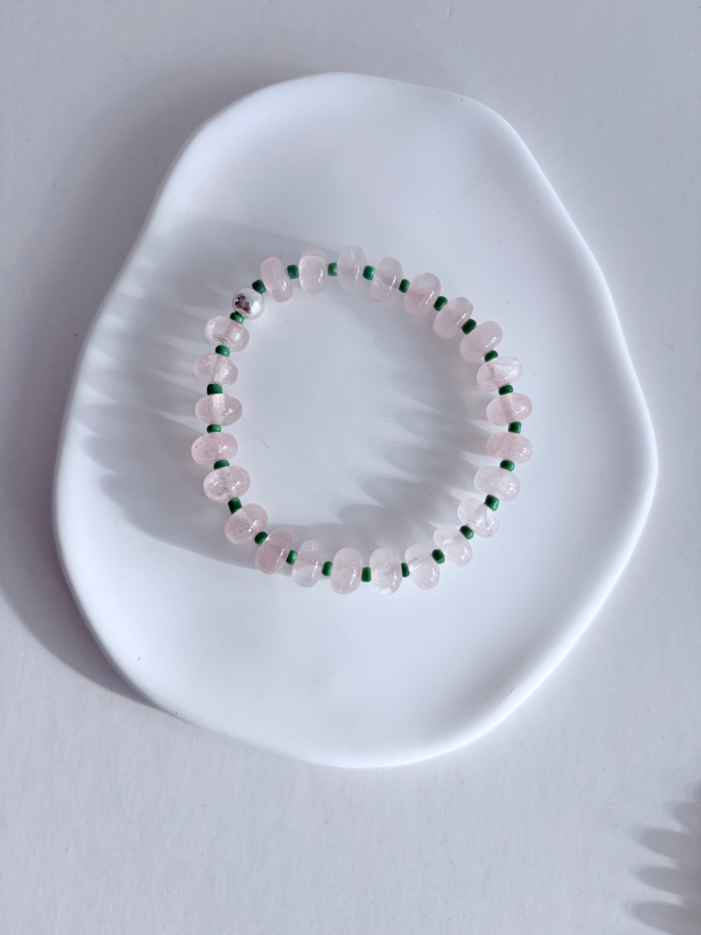 Rose quartz Bon-Bon bracelet
