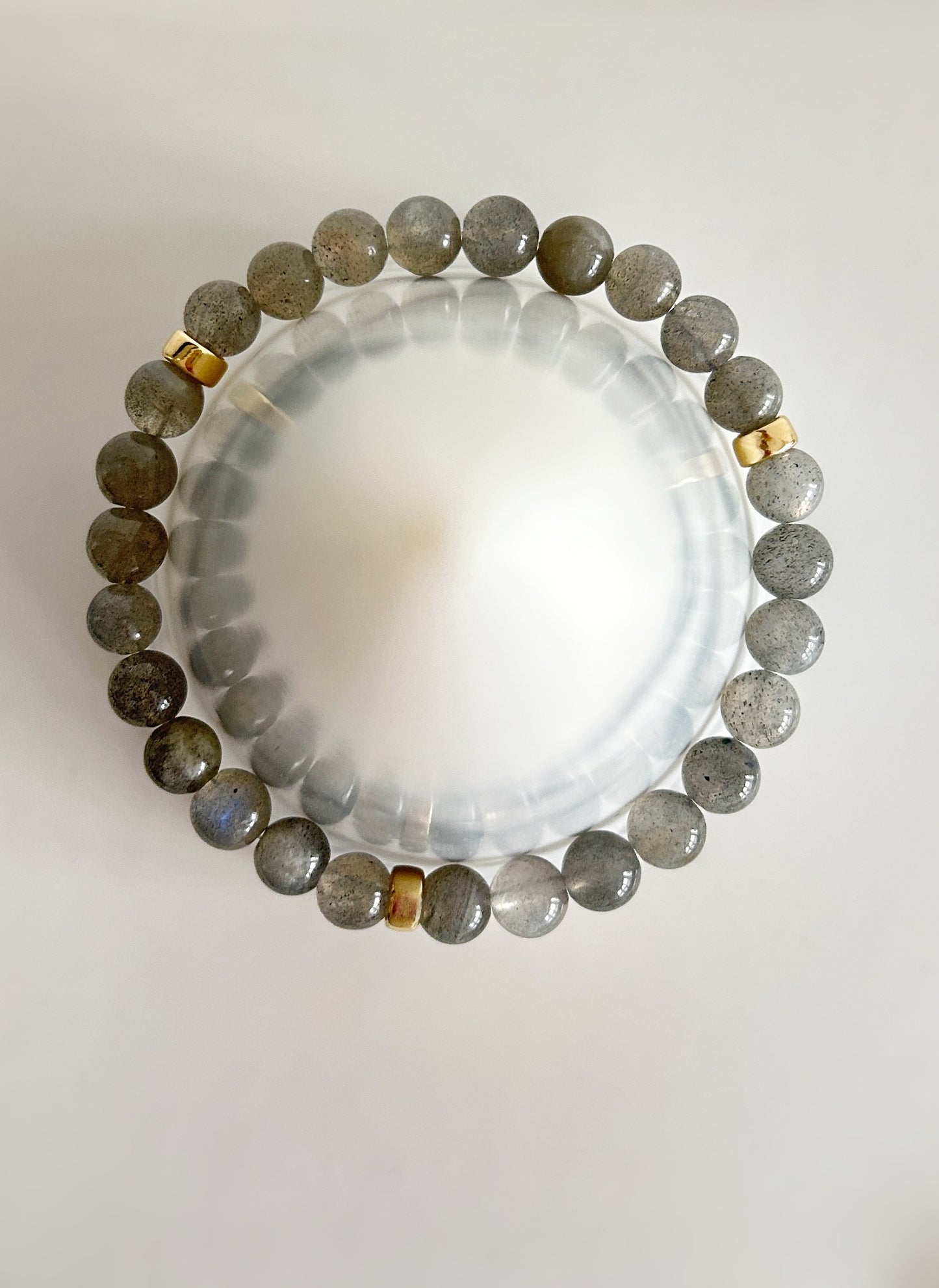 Labradorite bead bracelet