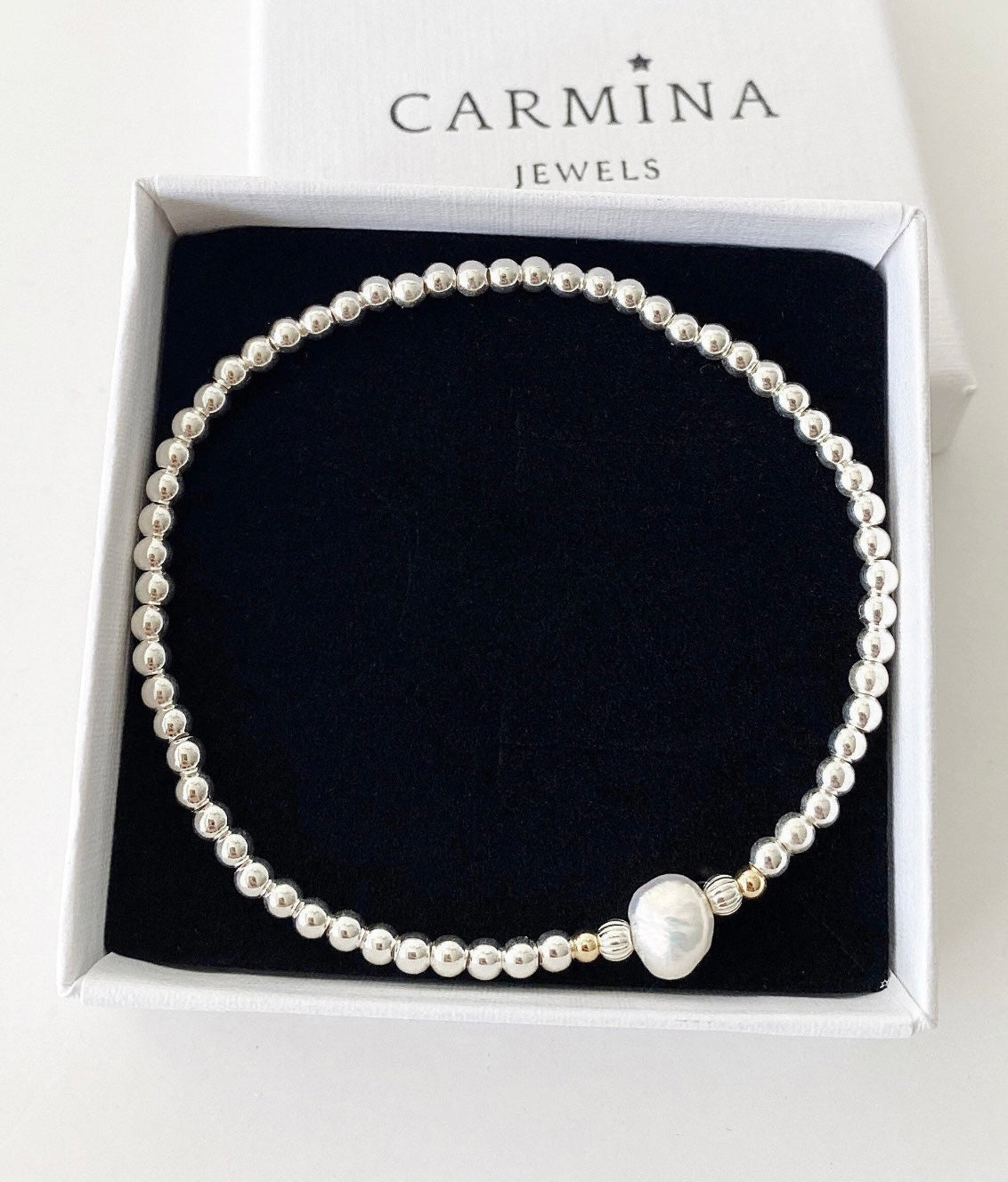 Pearl stacking bracelet