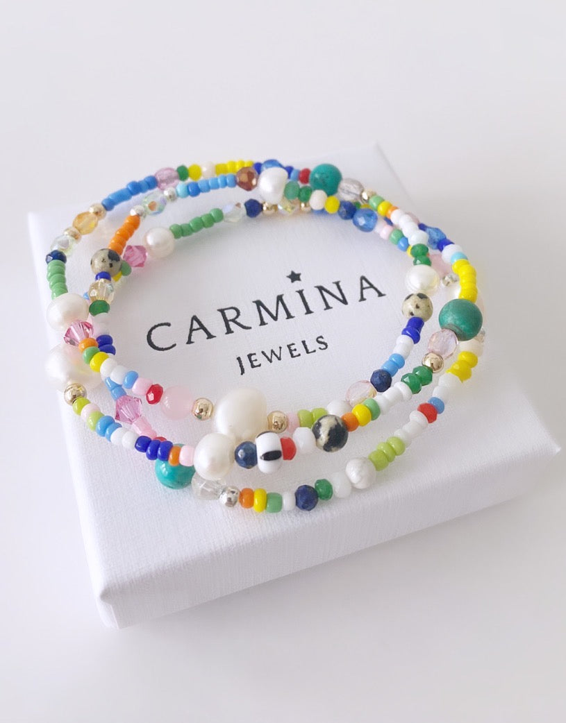 Summer stacking bracelet