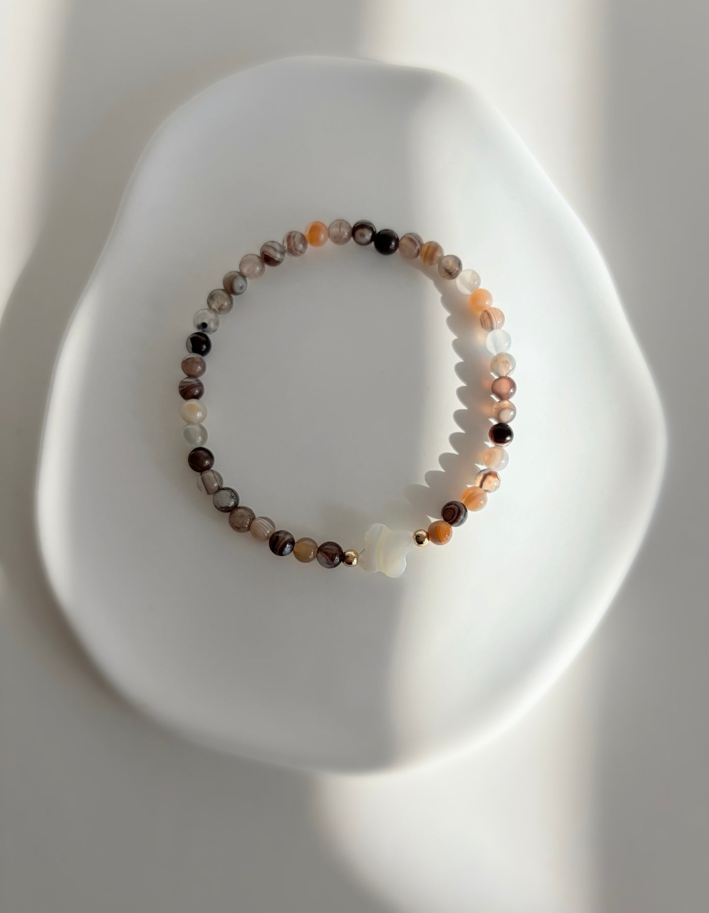 Botswana agate necklace