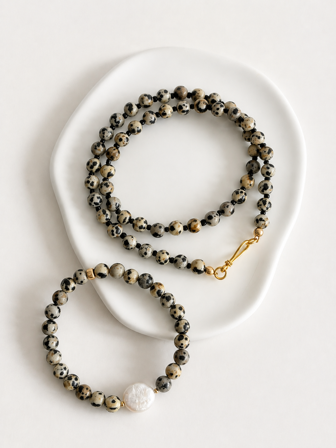 Dalmatian Jasper necklace