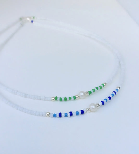 Seed bead necklace