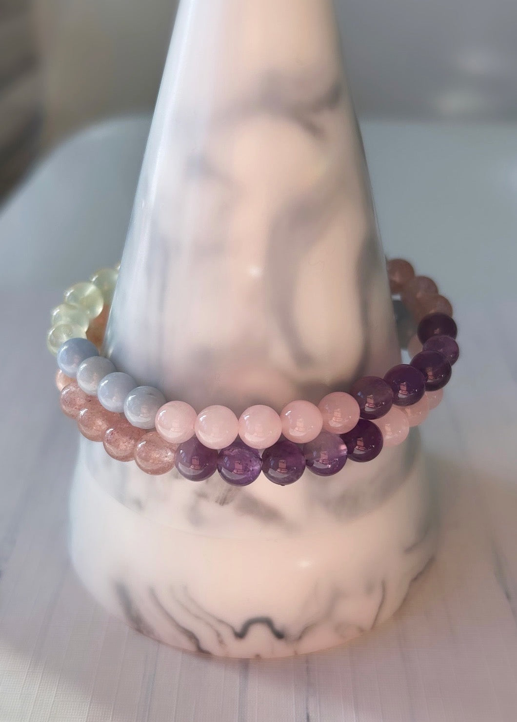 Chakra pastel bead bracelet