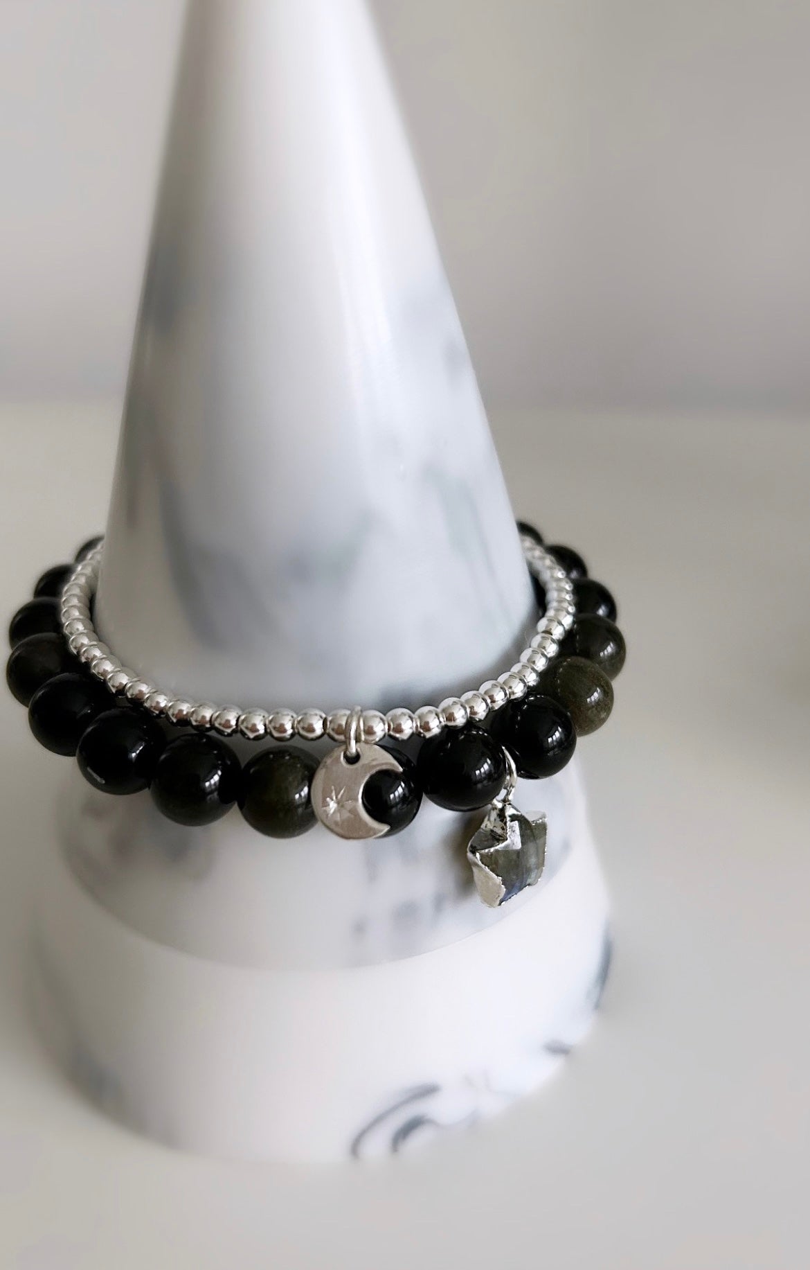 Crescent Moon charm bracelet