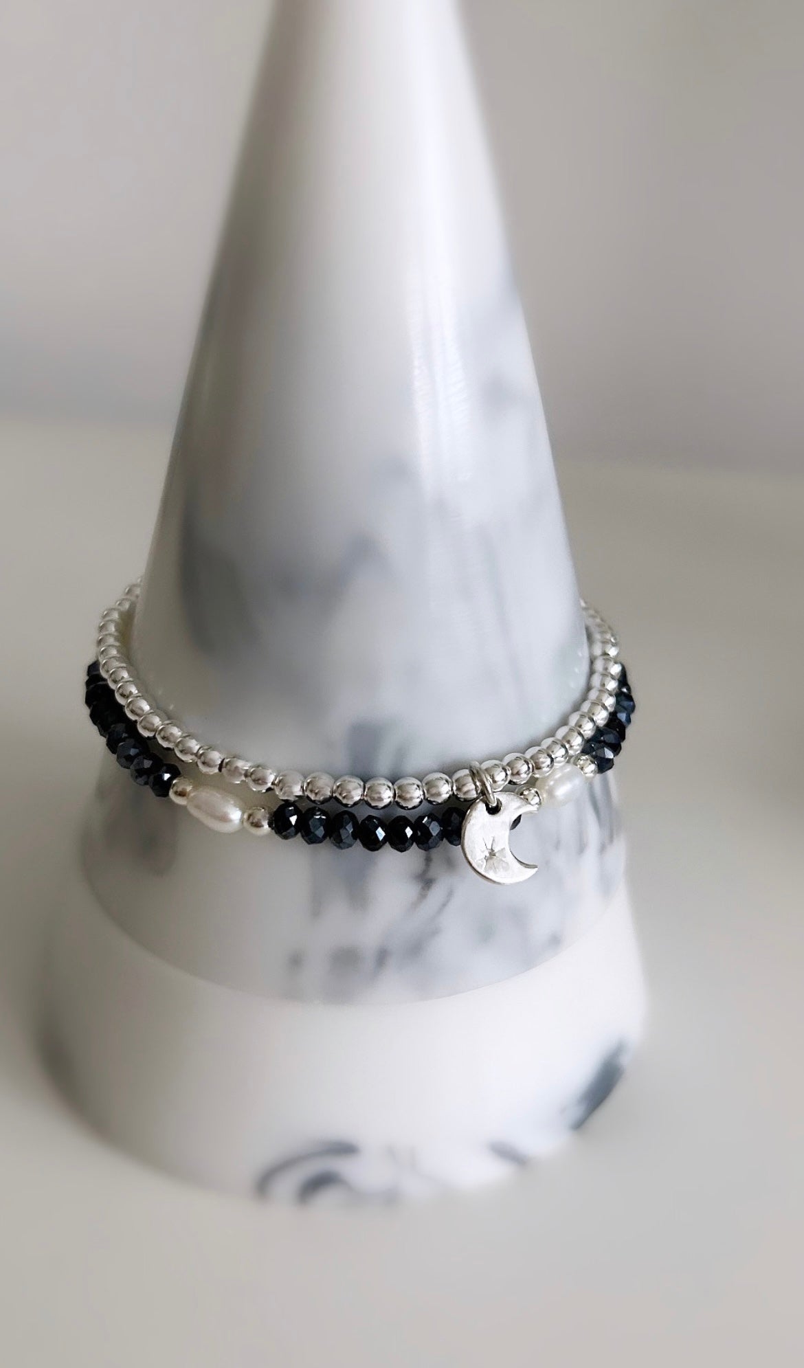 Crescent Moon charm bracelet