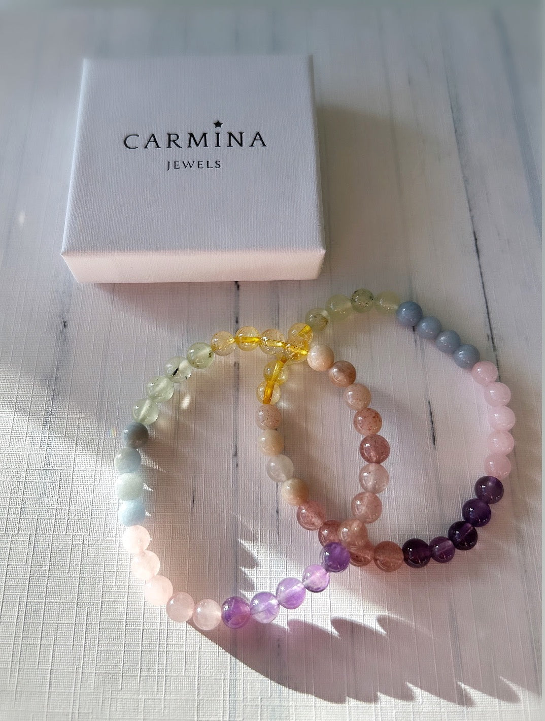 Chakra pastel bead bracelet