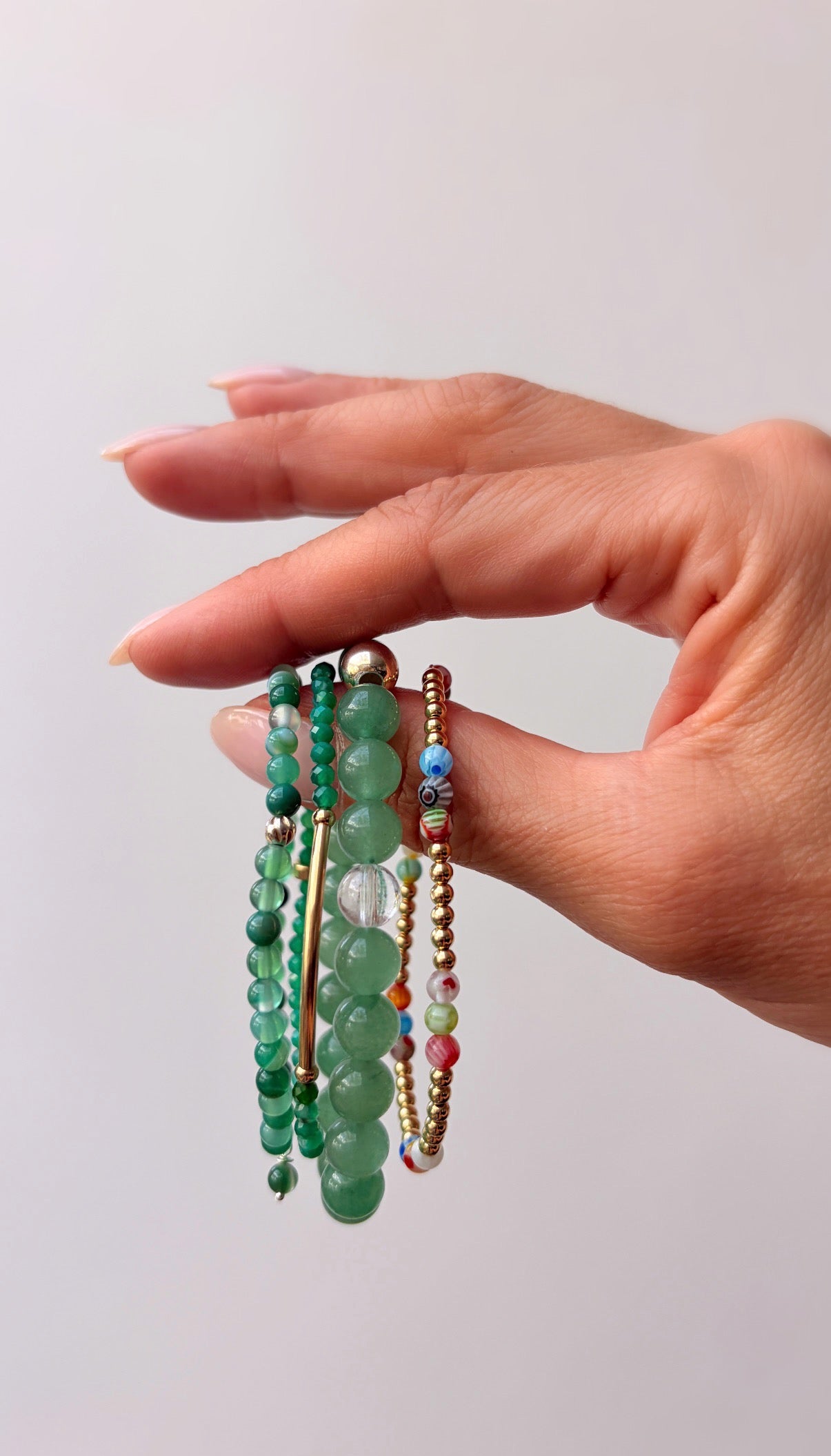 ‘Millefiori’ Summer stacking bracelet