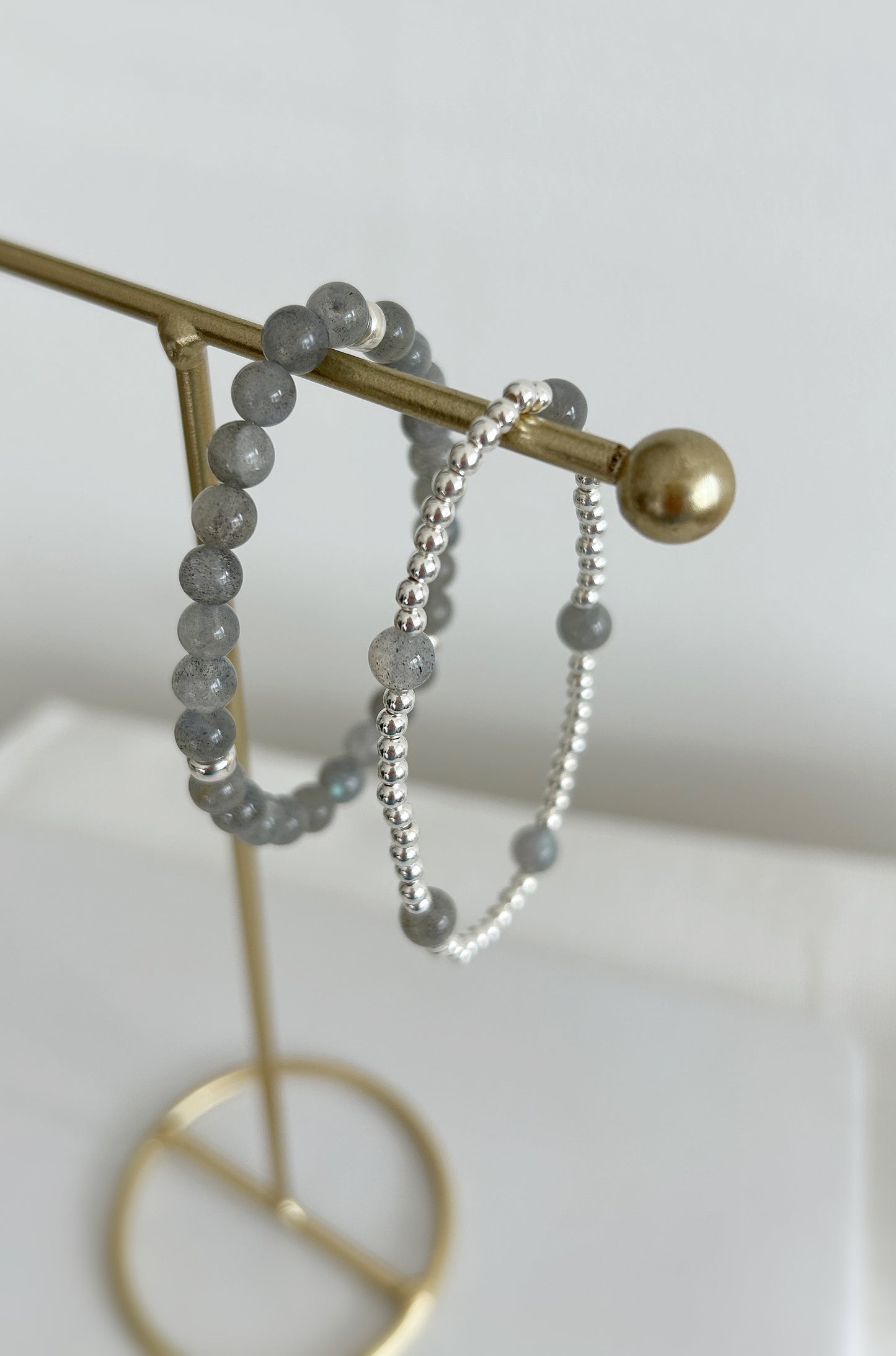 Labradorite stacking bracelet