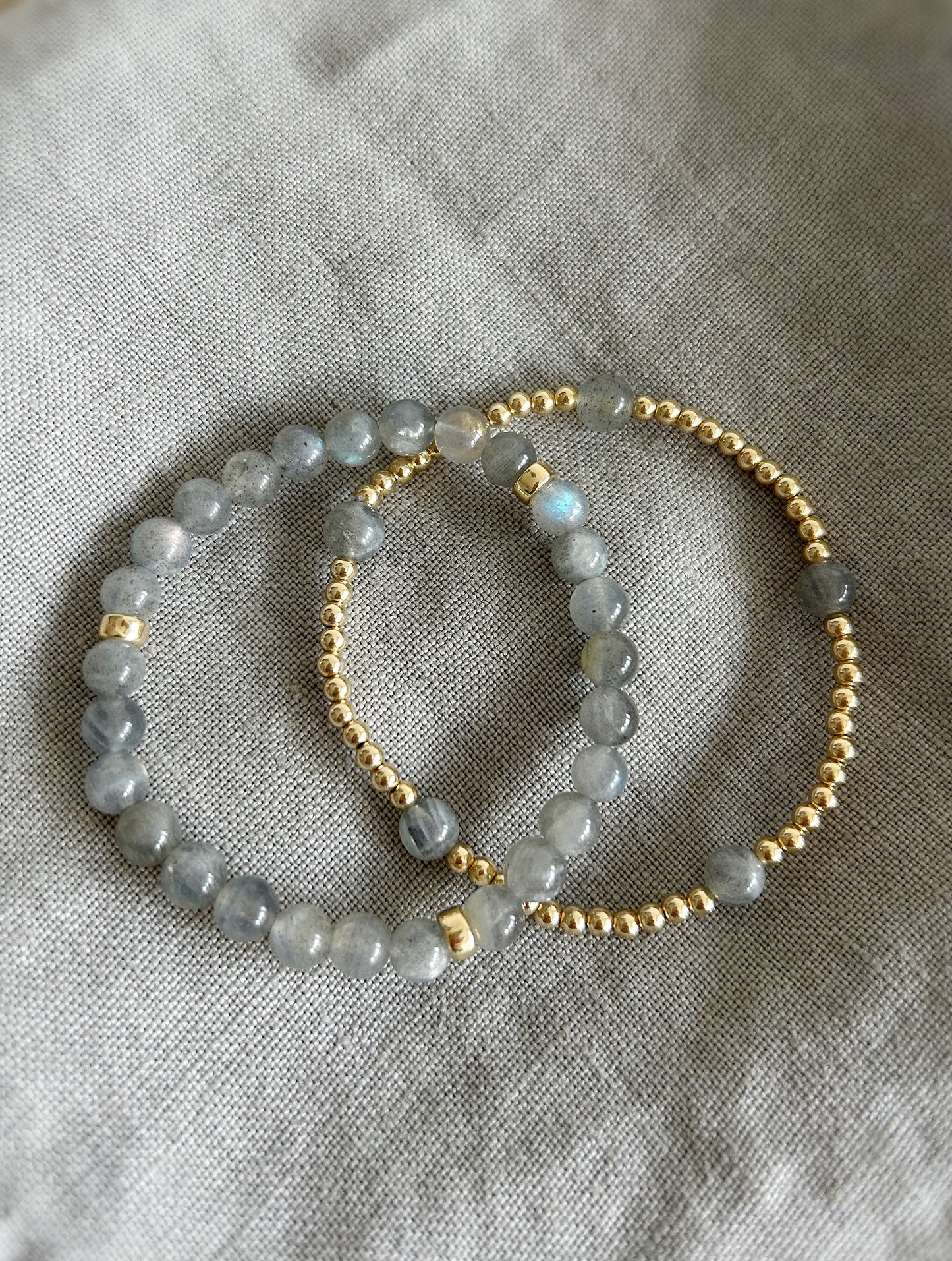 Labradorite stacking bracelet