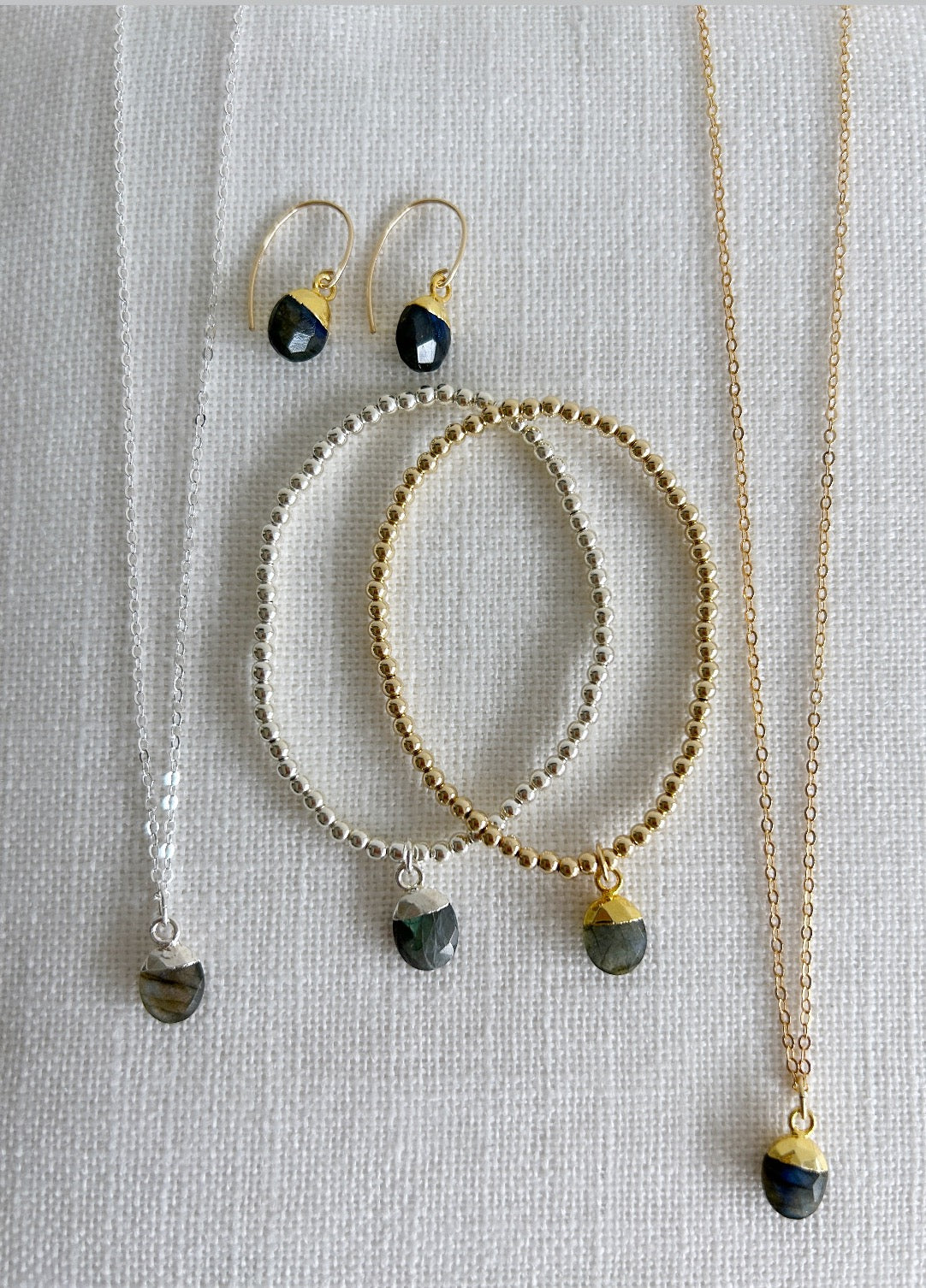 Labradorite gemstone necklace