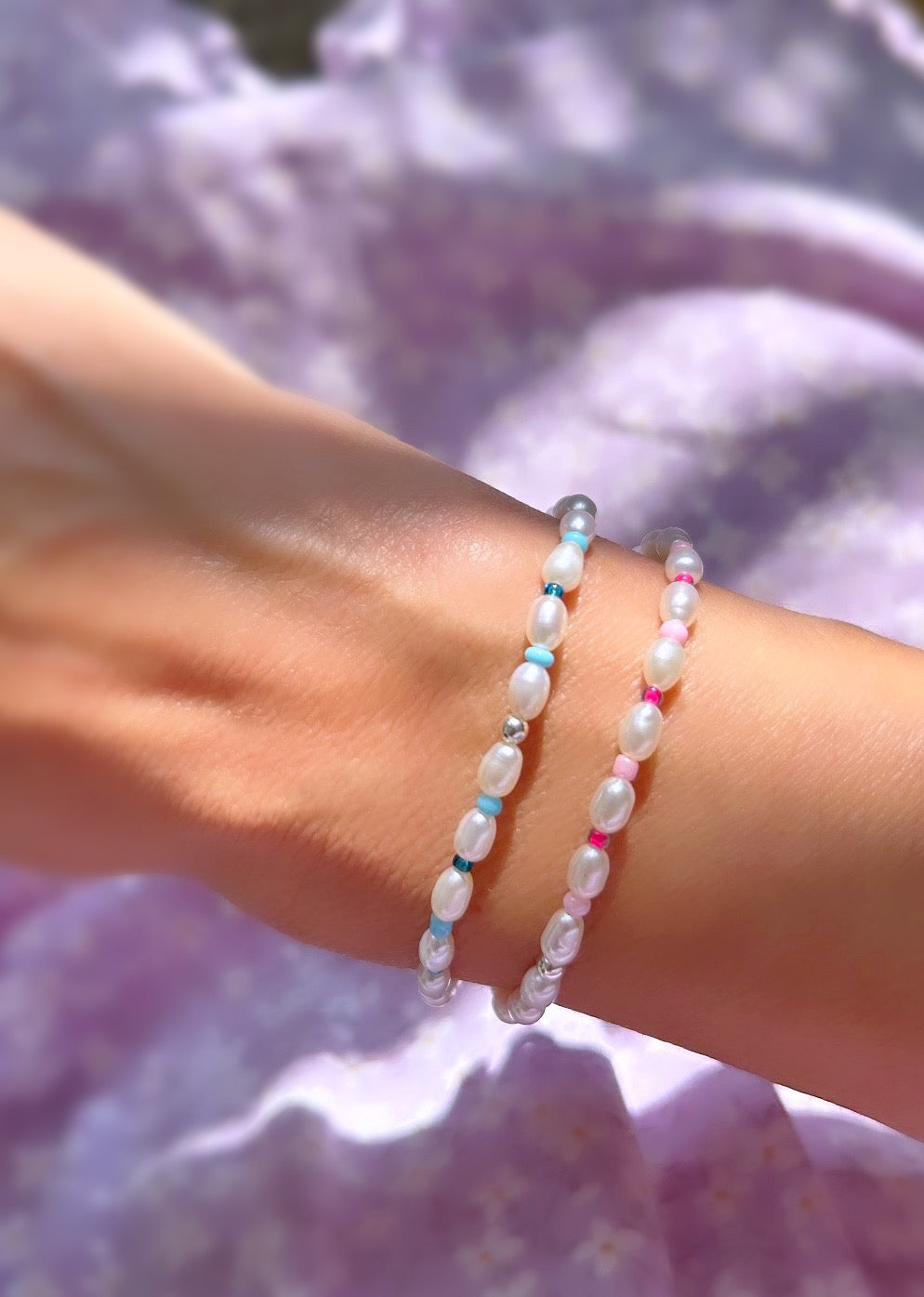 Rice Pearl bracelets