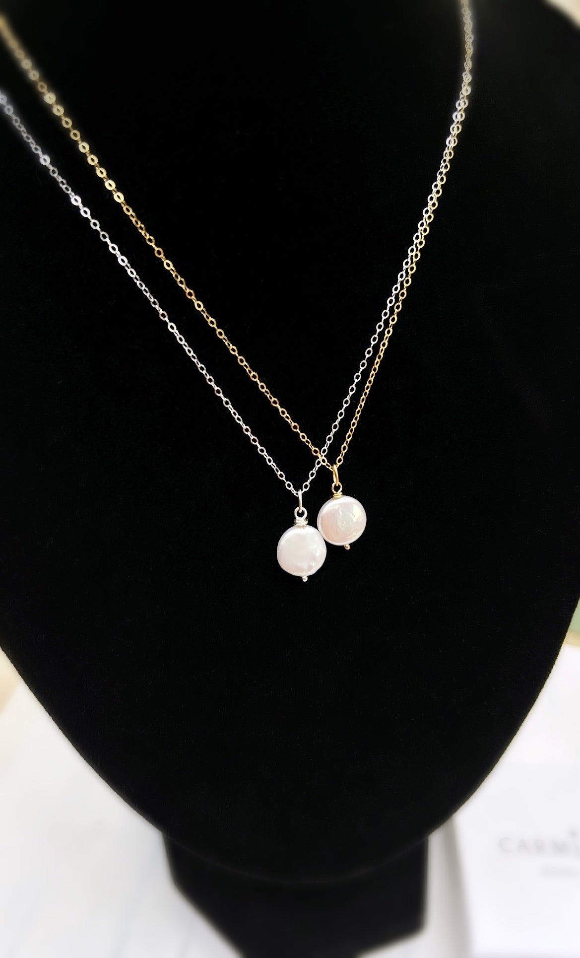 Coin Pearl pendant