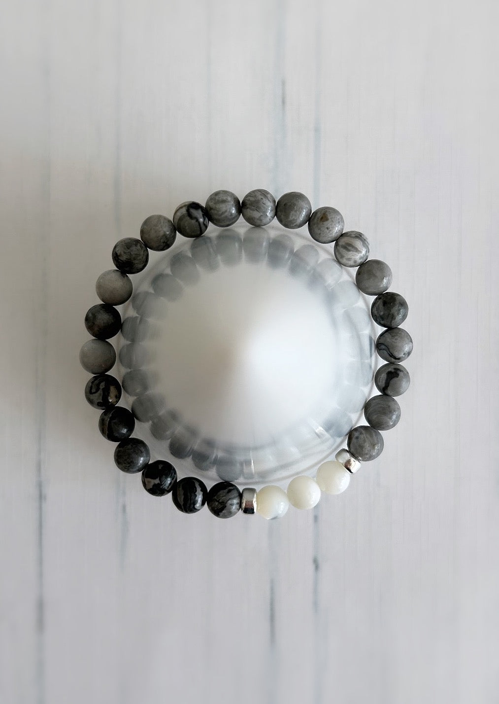 Grey Jasper bracelet