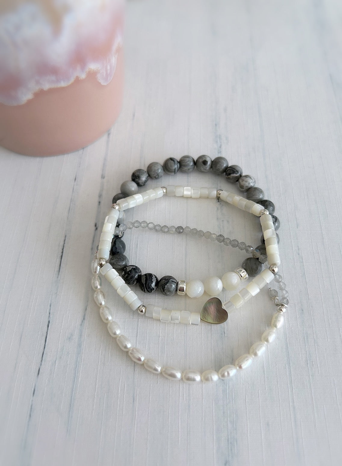 Grey Jasper bracelet