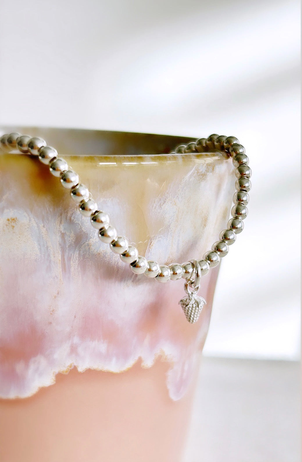 Strawberry charm bracelet