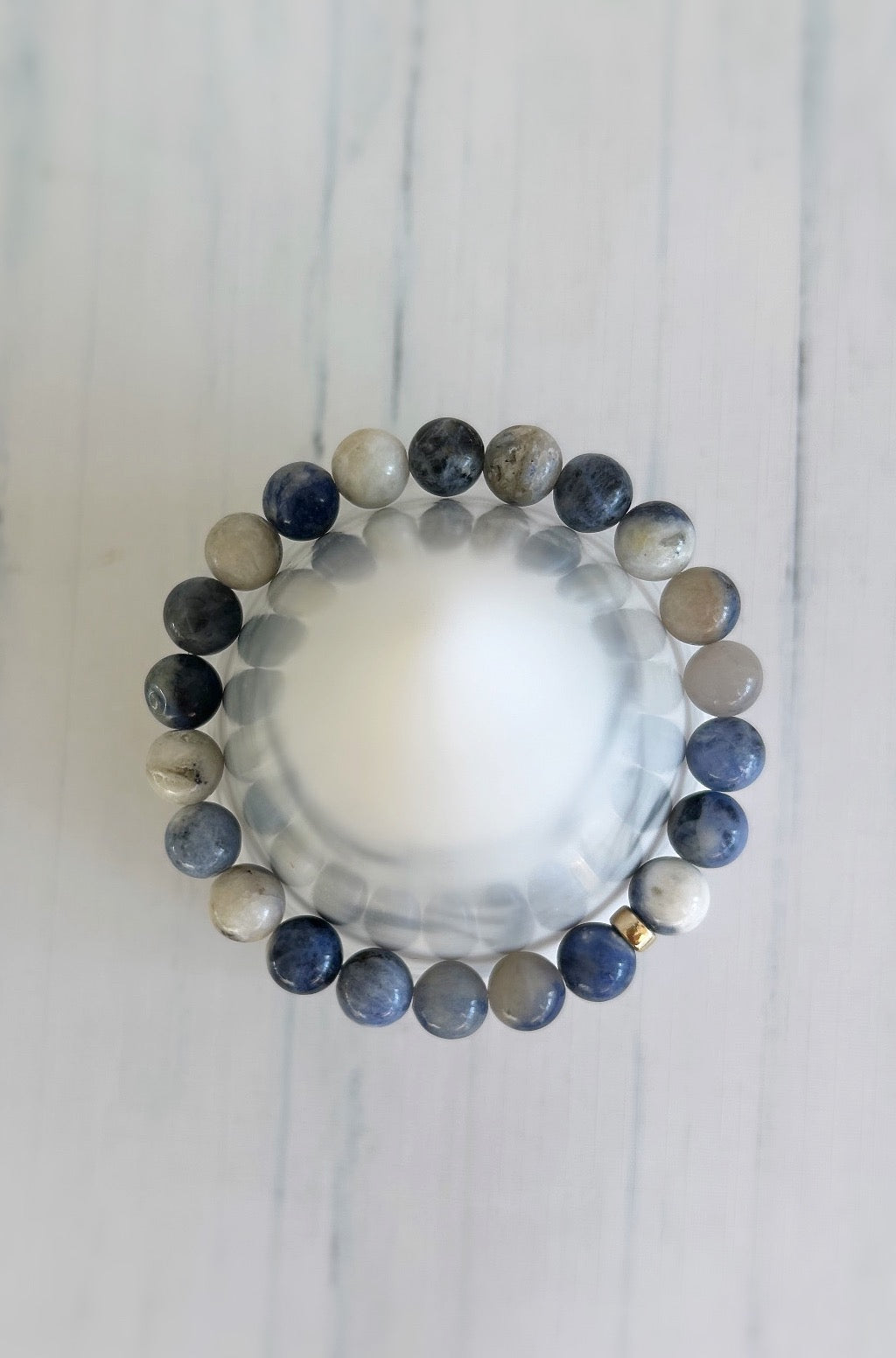 Sodalite bead bracelet