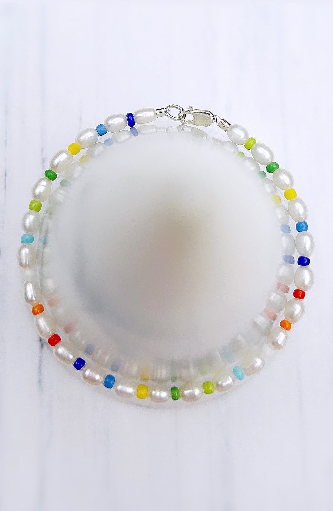 Rainbow Pearl bracelet