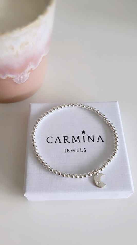 Crescent Moon charm bracelet