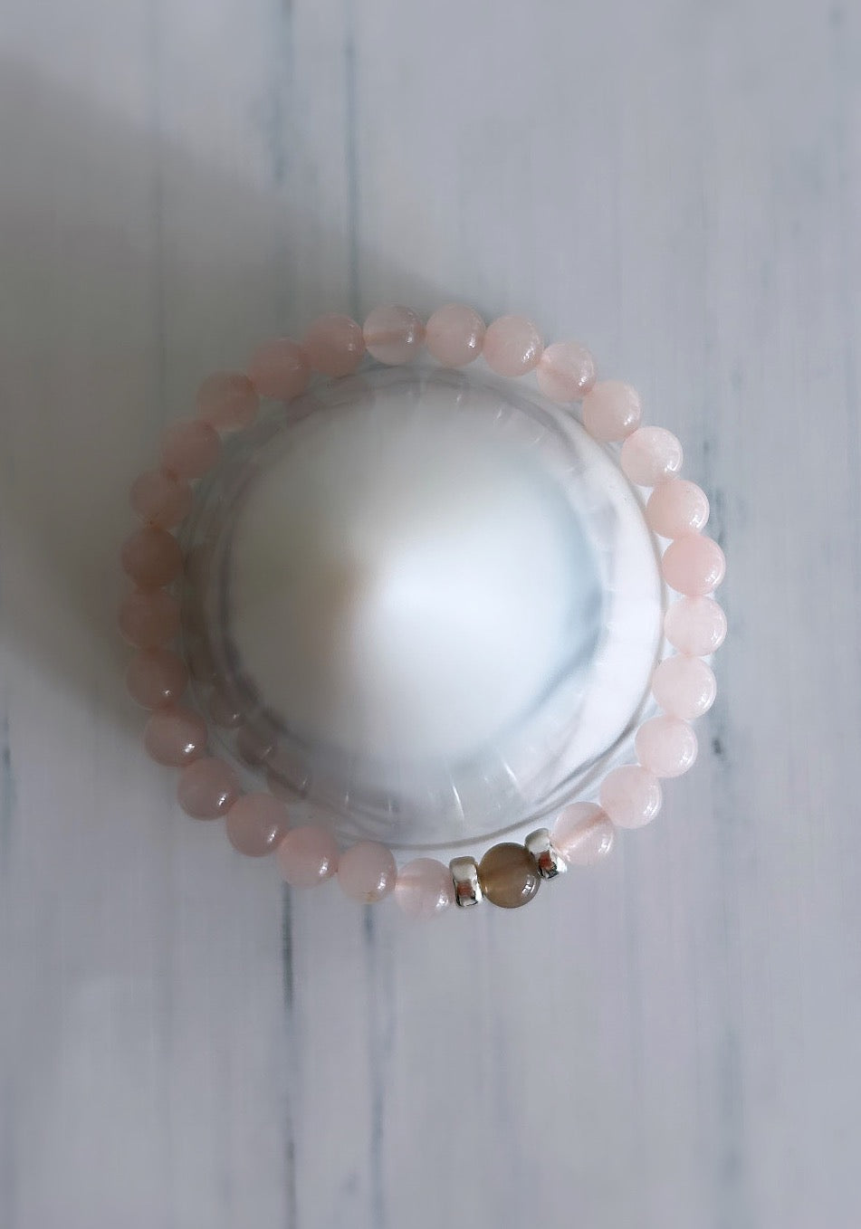 Rose quartz bracelet