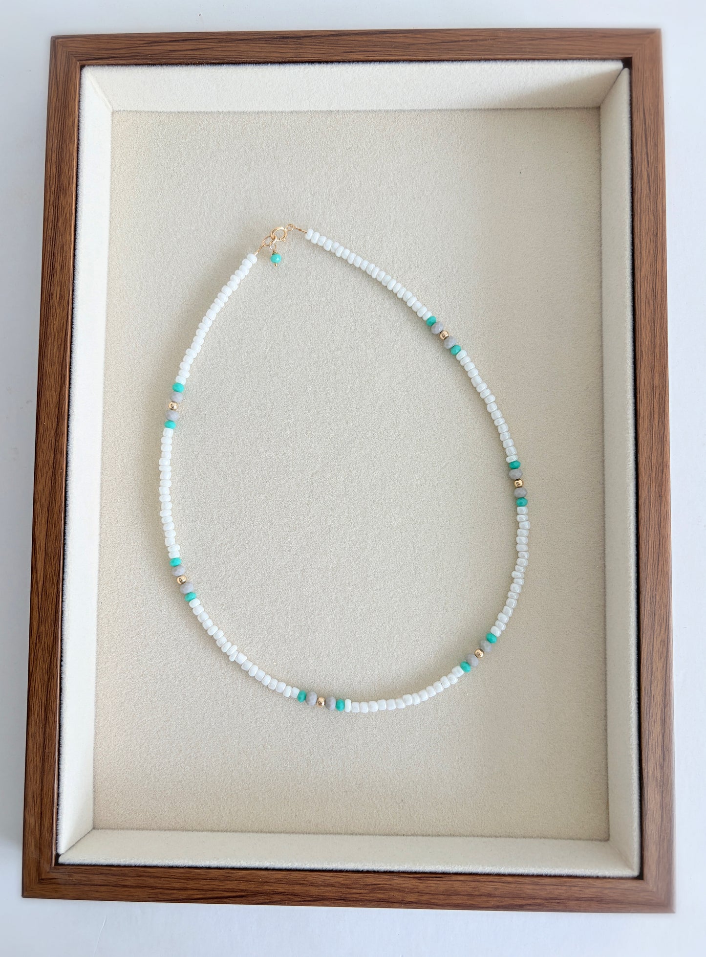 Seed bead necklace